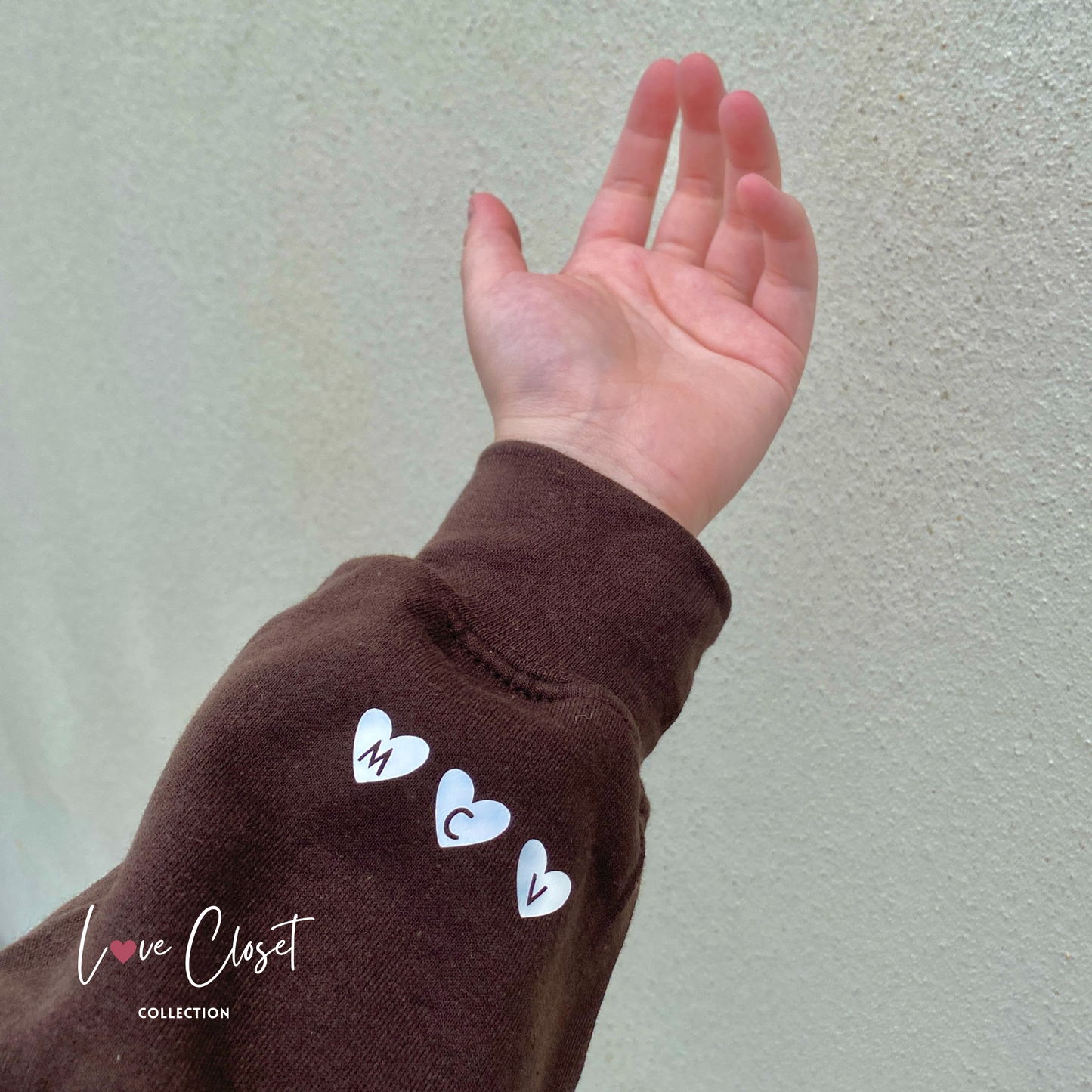 Sweat-shirt personnalisé | « I wear my loves on my sleeve »